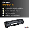 Compatible HP 83X CF283X Black Toner Cartridge High Yield (2 Pack)