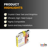 Brother LC20E Compatible Ink Cartridge Yellow ( 1 Pack ) Super High-Yield