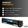 Compatible HP 201X CF401X Cyan Toner Cartridge High Yield