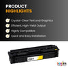 CANON 054H Compatible Toner Cartridge Yellow ( 1 Pack ) High Yield