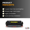 CANON 055H Compatible Toner Cartridge Yellow (1 Pack ) High Yield