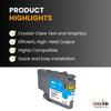 Brother LC404 Compatible Ink Cartridge Cyan ( 1 Pack ) Standard Yield