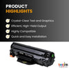 Compatible HP 79A CF279A Black Toner Cartridge (4 Pack)