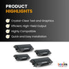 Brother TN650 Compatible Black Toner Cartridge High Yield (4 Pack)