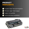 Compatible HP 80X CF280X Black Toner Cartridge High Yield (4 Pack)