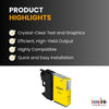 Brother LC61 Compatible Ink Cartridge Yellow ( 1 Pack ) Standard Yield