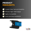 Brother LC75 Compatible Ink Cartridge Cyan ( 1 Pack ) High Yield