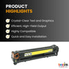 Compatible HP 125A CB542A Yellow Toner Cartridge