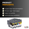 Brother LC406XL Compatible Ink Cartridge BK/C/M/Y ( 5 Pack ) High Yield