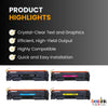 Compatible HP 202X Toner Cartridge Combo High Yield BK/C/M/Y (4 Pack)