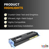 Compatible HP 124A Q6002A Yellow Toner Cartridge