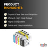 Brother LC20E Compatible Ink Cartridge BK/C/M/Y ( 4 Pack ) Super High-Yield