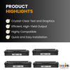Compatible HP 202A Toner Cartridge Combo BK/C/M/Y (4 Pack)