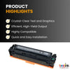 Compatible HP 201A CF400A Black Toner Cartridge
