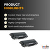 Brother TN650 Compatible Black Toner Cartridge High Yield (2 Pack)