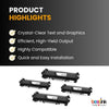 Compatible Brother TN760 Toner Cartridge Black High-Yield ( 4 Pack )