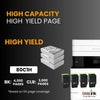 Compatible Lexmark 80C1H, Black, Cyan,Magenta,Yellow Toner 4 Pack Combo