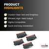 Brother TN850 Compatible Black Toner Cartridge ( 4 Pack ) High Yield