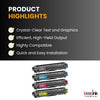 Brother TN-221BK TN-225 C/M/Y Compatible Toner Cartridge Combo (4 Pack)