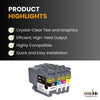Brother LC406XL Compatible Ink Cartridge BK/C/M/Y ( 4 Pack ) High Yield