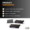 Brother TN350 DR350 Compatible Black Toner Cartridge and Drum Combo (1 Drum and 2 Toner)
