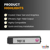 HP 981X Compatible Ink Cartridge Magenta ( 1 Pack ) High Yield