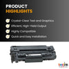 Compatible HP 51A Q7551A Black Toner Cartridge (1 Pack)