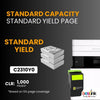Compatible Lexmark C2310Y0 Toner Cartridge Yellow 1 Pack