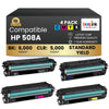 Compatible HP 508A Toner Cartridge Combo BK/C/M/Y (4 Pack)