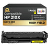 Compatible HP 210X W2100X Yellow Toner Cartridge High Yield 1 Pack