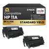 Compatible HP 11A Q6511A Black Toner Cartridge( 2 Pack)