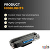 Compatible HP 13A Q2613A Black Toner Cartridge (1 Pack)