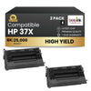 Compatible HP 37X CF237X Black Toner Cartridge High Yield (2 Pack)