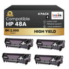 Compatible HP 48A CF248A  Black Toner Cartridge High Yield (4 Pack)