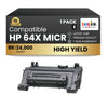 Compatible HP 64X CC364X MICR Black toner Cartridge High Yield