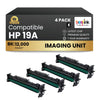 Compatible HP 19A CF219A Black Drum - With Chip (4 Pack)