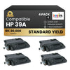 Compatible HP 39A Q1339A Black Toner Cartridge (4 Pack)