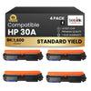 Compatible HP 30A CF230A Black Toner Cartridge (4 Pack)
