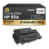 Compatible HP 55A CE255A Black Toner Cartridge (1 Pack)