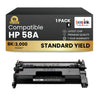 Compatible HP 58X CF258X Black Toner Cartridge High Yield - No Chip (1 Pack)