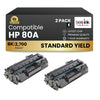 Compatible HP 80A CF280A Black Toner Cartridge (2 Pack)