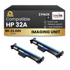 Compatible HP 32A CF232A Black Drum - With Chip (2 Pack)