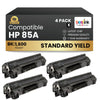 Compatible HP 85A CE285A Black Toner Cartridge (4 Pack)