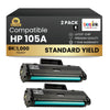 Compatible HP 105A W1105A Black Toner Cartridge Standard Yield (2 Pack)
