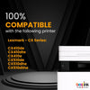 Compatible Lexmark 80C1HC0, Cyan