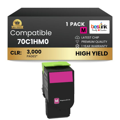 Compatible Lexmark 70C1HCM0 Toner Cartridge