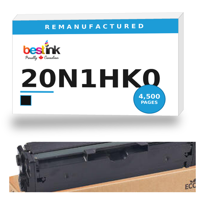 Lexmark 20N1HK0 Remanufactured Black Toner Cartridge — High Yield (20N1HK0)