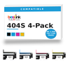 Samsung 404S Compatible 4-Pack — Black, Cyan, Magenta, Yellow (SU104A / CLT-C404S / CLT-M404S / CLT-Y404S)