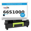Lexmark 66S1000 Remanufactured Black Toner Cartridge — Standard Yield (66S1000)