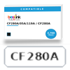 HP CF280A/05A/119A Compatible Black Toner Cartridge — High Yield (CF280A)
